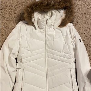 Ann Klein white winter jacket